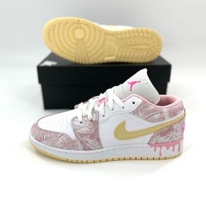 Air Jordan 1 Low GS ‘Strawberry Ice Cream’ Size 7Y NEW WITH BOX